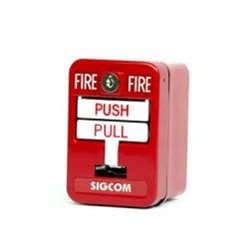 Sigcom SG-42SK1-SC Dual Action Pull Station for Fire Alarm, SPST, Red Sigcom SG-42SK1-SC Dual Action Pull Station for Fire Alarm, SPST, Red