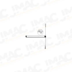 Adams Rite 8622C-36 Narrow Stile Concealed Vertical Rod Exit Device, Oil Rubbed Bronze, Cylinder Dogging, 36" Door Opening