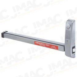 Arrow Lock 430F AL Exit Alarm, Auto Relatching, 36", Aluminum Painted