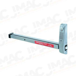 Arrow Lock 430G 26D Exit Alarm, Auto Relatching, 48", Satin Chrome