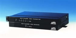 American Fibertek MTX-8406C Four Channel FM Video Transmitter, Four Reverse Up-the-Coax PTZ Control, Multimode