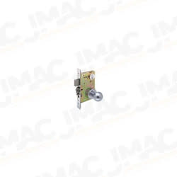 Arrow Lock BM33 VG 4 Double Storeroom Mortise Lock, V Lever, G Escutcheon, Satin Brass