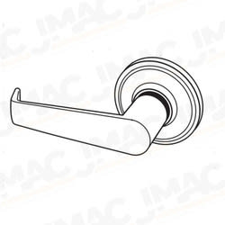 Arrow Lock CL04SC 3 Patio Lever Lock, SC Lever Trim Design, Bright Brass