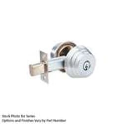 Arrow Lock E61 26D IC Deadbolt, Single Cylinder, SFIC Prep, Less Core, Satin Chrome
