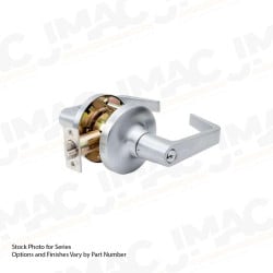 Arrow Lock GL87SR 3 IC Classroom Lever Lock, SR Lever Trim Design, SFIC Prep Less Core, Bright Brass