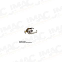 Arrow Lock RL17BRR 4 IC Classroom Lever Lock, BRR Lever Trim Design, SFIC Prep Less Core, Satin Brass