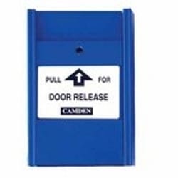 Camden CM-702EA Blue Pull Station, 2 N/C Switches, PULL FOR EMERGENCY ASSISTANCE
