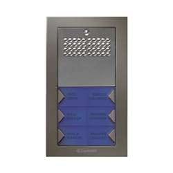 Comelit PA6F Powercom Audio, 6 Pushbutton Flush Mount Entrance Panel