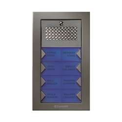 Comelit PA8S Powercom Audio, 8 Pushbutton Surface Mount Entrance Panel