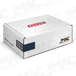 Detex 10 EXxW LD 630 99 48 Advantex Wide Stile Rim Exit Device, Less Dogging, 99 Surface Strike, Weatherized Request to Exit Switch, 48 In. Device, Satin Stainless Steel