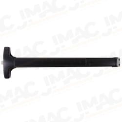 Detex V40W LD 711 99 48 Value Series Narrow Stile Rim Exit Device, Less Dogging, 99 Surface Strike, 48 In. Device, Satin Black Anodized Aluminum