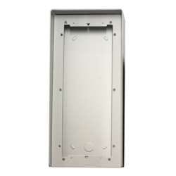 Comelit 31163 Natural Anodized Aluminum Housing with Rain Shield, 3 Modules