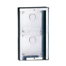 Comelit 3316/2 Stainless Steel Surface Mounted Housing, 2 Modules, Powercom Series