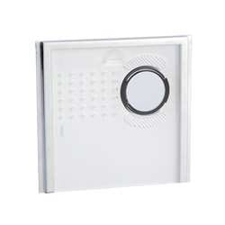 Comelit 33410W White Faceplate Add-On for Zero-Button Audio/Video Module