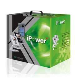 Comelit 8596U Two Family Expandable Color Ipower Kit Planux/Powercom