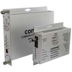 ComNet FDX60M1A RS232/422/485 Data Transreceiver, Multimode, 2 or 4 Wire, 1 Required Fiber, 1 Rack Slot