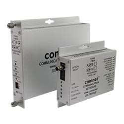 ComNet FDX60M2-M Mini RS232/422/485 Data Transreceiver, 2 or 4 Wire, Multimode 2 Required Fibers, 1 Rack Slot