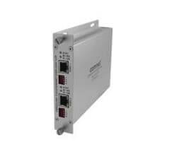 ComNet CNFE2CL2MC Modem, 2 Ethernet Channels Over 2 Twisted Pair or 2 Coaxial Cables