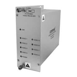 ComNet FVR81M1 8-Channel Digitally Encoded Video Receiver, Multimode, 1310nm