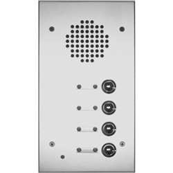 DoorBell Fon DP28-NM3S 3 Button Door Station, Aluminum
