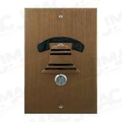 DoorBell Fon DP38-NBZM Door Station, Music and Sound Size, Flush Mount, Discrete Camera Slot, Bronze