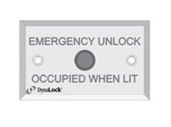 Dynalock 6110-EO-ILM-24V Red Pushbutton, SPDT, Maintained