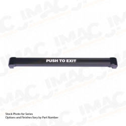 Securitron DTSB-BK-48 Dummy Touch Sense Bar, 48", Black Anodized