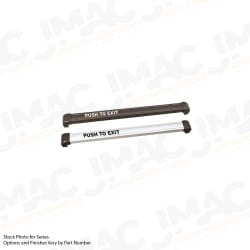 Securitron EL-TSB-BK-48 Touch Sense Bar, 48", Black Anodized, ElectroLynx