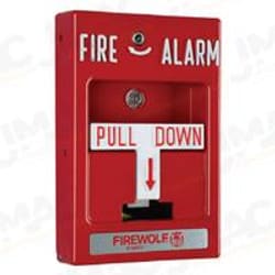 Napco FWC-FSLC-PULL2 Dual Action Addressable SLC Fire Pull Station, Hex-Key Reset