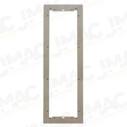 Comelit 31144L Anodized Aluminum Finishing Cornice, 4 Vertical Modules