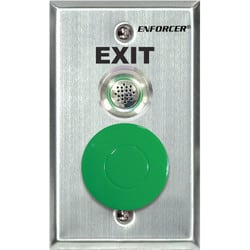 Seco-Larm SD-7217-GSBQ Request-to-Exit Plate with LED and Buzzer