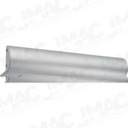 Alarm Controls AM6320C Angle Bracket 1"X1-1/2" 600/1200 with Cover Fixed Single L Bracket for 1200 Series Single Magnetic Lock with Cover, Clear Anodized