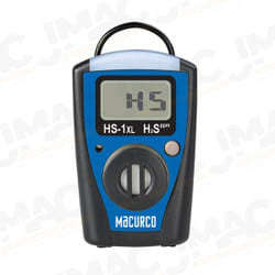 Macurco HS-1XL Single Gas Hydrogen Sulfide Gas Detector, Replacable Battery & Sensor, Short Term Exposure Limit, Time Weighted Average