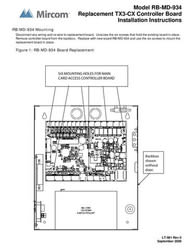 Mircom Technologies RB-MD-934 Replacement TX3-CX Controller Board