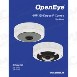 OpenEye OE-C9616 Indoor 6MP Fisheye IP Dome