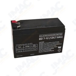 Kantech KT-BATT-12 Gel Cell Battery, 12 V, 7 Ah