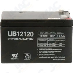 Kantech KT-BATT-1212 Gel Cell Battery, 12 V, 12 Ah