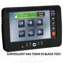 DSC HS2TCHPBLK PowerSeries Neo 7" Hardwired Touch Screen Keypad with Prox Support, Black
