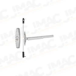 Von Duprin 3347A-NL-OP-3-26D Concealed Vertical Rod Device, Grooved Mechanism, Night Latch, Required Pull, 3' Door, Satin Chrome