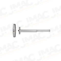 Von Duprin 33A-NL-OP-4-US3 Rim Device, Grooved Mechanism, Night Latch, Pull Required, 4' Door, Bright Brass