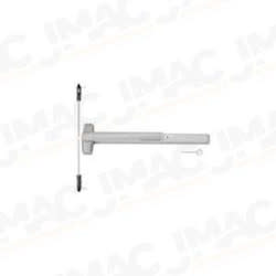 Von Duprin 9947EO-4-US28 Concealed Vertical Rod Device, Grooved Mechanism, No Outside Trim, 4' Door, Satin Aluminum