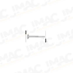 Von Duprin 9947EO-F-3-26D-LBR Concealed Vertical Rod Fire Device, No Outside Trim, Less Bottom Rod, 3' Door, Satin Chrome