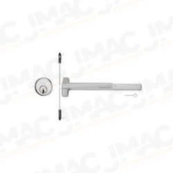 Von Duprin CD9847NL-OP-3-26D Concealed Vertical Rod Device, Cylinder Dogging, Night Latch, Pull Required, 3' Door, Satin Chrome