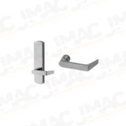 Von Duprin E996L-BE-06-M-US26D-RHR Electrified Breakaway Lever Trim, Blank Escutcheon, 06 Lever, Right Hand Reverse, Satin Chrome