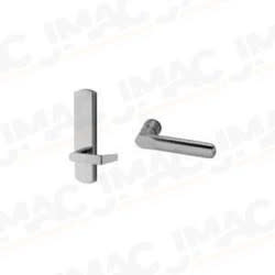 Von Duprin 996L-BE-18-R/V-US26D-RHR Breakaway Lever Trim, Blank Escutcheon, 18 Lever, Right Hand Reverse, Satin Chrome