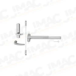 Von Duprin 9927L-DT-07-3-US3-LHR Surface Mounted Vertical Rod Device, 06 Lever, Dummy Trim, 3' Door, Left Hand Reverse, Bright Brass