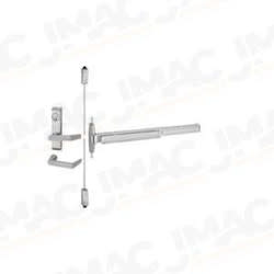 Von Duprin 3327A-L-06-4-26D-LHR Surface Mounted Vertical Rod Exit Device, 06 Lever, Left Hand Reverse, 4' Door, Satin Chrome