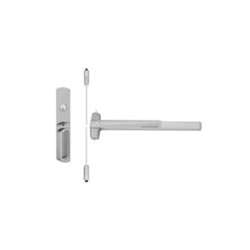 Von Duprin 9927TP-F-4-26D Surface Mounted Vertical Rod Device, Grooved Mechanism, Thumbpiece, 4' Door, Satin Chrome