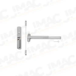 Von Duprin 9827TP-3-US28 Surface Mounted Vertical Rod Device, Thumbpiece, 3' Door, Satin Aluminum