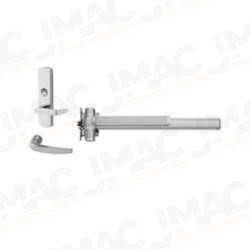 Von Duprin 9875L-07-F-3-32D-LHR Mortise Lock Fire Exit Device, Smooth Mechanism, 07 Lever, Left Hand Reverse, 3' Door, Satin Stainless Steel